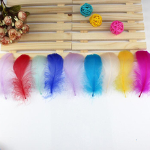 Wholesale 100Pcs 11Colors Goose Feathers 4-8Cm Plumes For DIY Crafts Jewelry Hats Earring Show Dreamcatcher Clothes Decorations 2024 - buy cheap