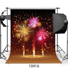 Photography Backdrops Night Fireworks Photo Background Vinyl Cloth Computer Printed Backgrounds for Photo Studio Accessories 2024 - buy cheap