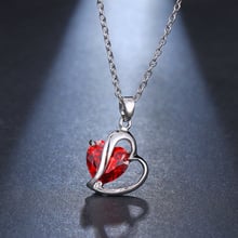 Emmaya Brand Trendy Gorgeous Charm AAA Zircon Adjustable Heart Lovers Necklaces for Women Cheap Jewelry Wedding Party Gift 2024 - buy cheap