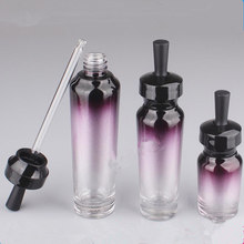 20ml purple essential oil glass bottle cosmetic packaging dropper bottle luxury glass dropper container F20171750 2024 - buy cheap