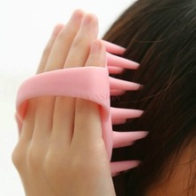 Hand Massage Shampoo Brush Adult Silicone Bath Artifact Does Not Hurt Scalp Combs Head Massager Comb Point Care Tool Hot Sale 2024 - buy cheap