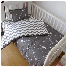 Free shipp 3 Pcs 100%Cotton Crib Bed Linen Kit Cartoon Baby Bedding Set Includes Pillowcase Bed Sheet Duvet Cover Without Filler 2024 - buy cheap