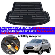 Rear Boot Cargo Liner Tray Trunk Luggage Floor Carpet Mats Carpets Pad Anti-dirty For Hyundai Tucson ix35 2010 - 2013 2014 2015 2024 - buy cheap