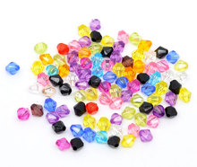 DoreenBeads Bicone beads At Random, acrylic, 6x6mm. Sold per packet of 250 2024 - buy cheap
