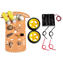 Kit de robot inteligente 2WD para Arduino, Juego de piezas de coche/DC3-6V, motor TT, 125 rpm, ruedas de coche inteligentes, DIY, 1/kit 2024 - compra barato