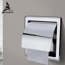 Держатели для бумаги, Современный полированный хромированный держатель для туалетной бумаги из нержавеющей стали, настенное крепление для унитаза 2024 - купить недорого