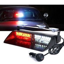 For Car Goods 16 LED 48W VIPER S2 Car Auto Truck Emergency Police Strobe Flash Windshield Warning Light Amber Red Blue Led12V 2024 - buy cheap