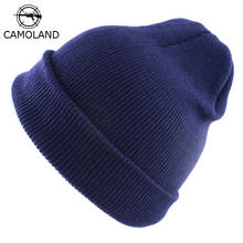 Men Womens Plain Knitted Hat Acrylic Winter Cap Soft Unisex Bonnet Hat Female Casual Hip Hop Skullies Beanies Autumn Beanies 2024 - buy cheap