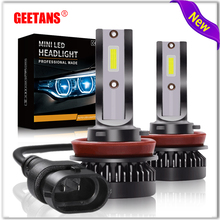 GEETANS H7 LED H4 Bulb H1 9005 9006  H11 Led Fog Light 2PCS Ultra Mini Kit HB3 HB4 H8 H9 Auto Lamp 12V Car Head Light 2024 - buy cheap
