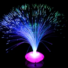 New Romantic Color Changing Beautiful LED Fiber Optic Nightlight Lamp Small Night Light Home Decoration Chrismas Party Holiday 2024 - buy cheap