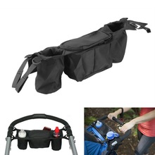 Carrito de bebé de gran calidad, accesorios para cochecito de bebé, bolsas para biberón, organizador de taza de cochecito de bebé negro, 2015 2024 - compra barato