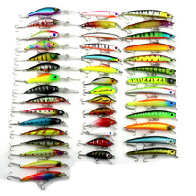 43pcs/lot 2016 Minnow Fly Fishing Lure Set China Hard Bait Lure Wobbler Carp 6 Models For Fishing Tackle Free Shipping 2024 - buy cheap