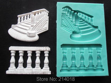 PRZY Silicone Fondant Mould Silicone Mold Stairs and Fence Clay Resin Gypsum Chocolate Mold Silicone Rubber Eco-friendly 001 2024 - buy cheap