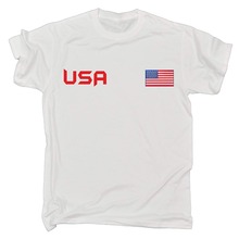 Estados unidos suporte dos eua camiseta américa copa de chuteira bandeira masculina americano camiseta de manga curta futebol de lendas 2024 - compre barato