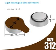 60pcs High Performance Hearing Aid Batteries Zinc Air battery 312/A312/PR41 Battery for BTE Hearing aids 2024 - buy cheap
