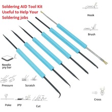 6pcs Solder Assist Desoldering Aid Tool Auxiliary Repair Tool Kit Set Soldering Aid PCB Cleaning Kit 2024 - buy cheap