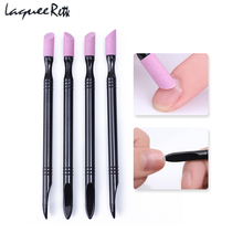 New 1Pc Double End Quartz Nail Cuticle Pusher Remover Washable Dead Skin Pusher Trimmer Manicure Nail Art Tool Wood Stick 2024 - buy cheap