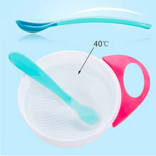Baby Spoon Infant Safety Temperature Sensing Kids Children Flatware Feeding Spoon 2024 - buy cheap