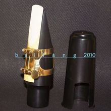 1 Set Alto Sax mouthpiece ligature and cap Saxophone parts 2024 - buy cheap
