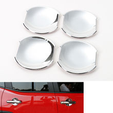 4pcs ABS Chrome 5 Color Car Exterior Door Handle Bowl Cover Car Moulding Trim For Jeep Renegade 2016 Automobiles Sticker Decor 2024 - buy cheap