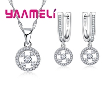 925 Sterling Silver Necklace Earrings Jewelry Sets Popular Punk Style Irregular Pattern Geometric Modeling For Women 2024 - buy cheap