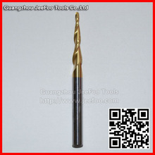 Tapered Bit With Coated/ Ball Nose End Mills, Tungsten Carbide Cutting Tools 2024 - buy cheap
