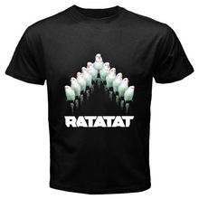 New RATATAT Album Logo Rock Music Icon Men's Black T-Shirt Size S to 3XL 2024 - buy cheap