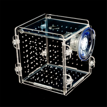 Новая аквариумная акриловая аквариумная чаша, изоляционная коробка для разведения с присоской для детской рыбы, инкубатор для комнат инкубатора, клетка для рептилий 2024 - купить недорого