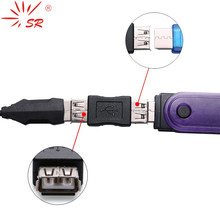 SR USB 2,0 Женский к USB 2,0 гнездовой порт Conventor адаптер переключатель для компьютера ноутбука планшета 2024 - купить недорого