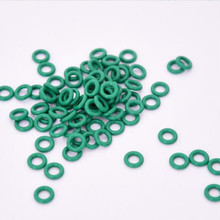 30pcs 2mm Wire diameter green fluororubber ring waterproof oil-proof insulation rubber band 5-11mm Outer diameter 2024 - buy cheap