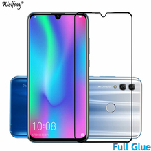 2PCS Full Glue Screen Protector For Huawei Honor 10 Lite Tempered Glass Full Cover For Huawei Honor 10 Lite 9H 2.5D Premium Film 2024 - buy cheap