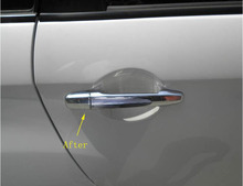 for Toyota Rav4 2014+ Hilux Revo Innova Fortuner 2016 + Abs Chrome Door Handle Cover Car styling stickers Auto Accessories 2024 - buy cheap