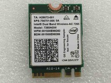 New Wireless Card for  Intel Dual band Wireless AC 7265 7265NGW 802.11ac WiFi +4.0 For Bluetooth 802.11ac Mini PCI-E NGFF card 2024 - buy cheap