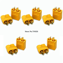 20 piezas 10 pares XT60 clavijas de conectores tipo bala macho y hembra para batería RC Lipo HK 2024 - compra barato