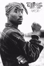 Home Decor Tupac 1PAC Hip Hop R&B Music Star 4-Silk Art Poster Wall Sticker Decoration Gift 2024 - buy cheap