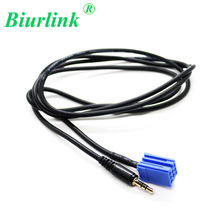 Biurlink 3.5mm Aduio Input Aux In Cable Adapter for VW Audi Becker For Blaupunkt 8Pin Mini ISO CD Changer Port 2024 - buy cheap