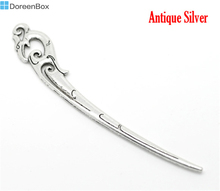 Doreen Box hot-  Antique Silver Hairpins 9.3x1.4cm(3-5/8"x1/2"), sold per packet of 10 (B15782) 2024 - buy cheap