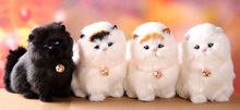 new simulation cat toy polyethylene & furs  cat doll gift 22x9x15cm 1687 2024 - buy cheap