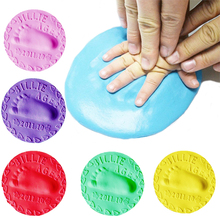 Детские наборы для сушки отпечатков пальцев, мягкие глиняные 3d-подушечки для 8 видов цветов и родителей 2024 - купить недорого