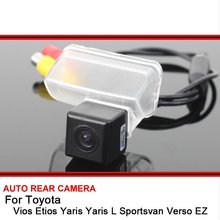 For Toyota Vios Etios Yaris Yaris L Sportsvan Verso EZ Car Rearview Parking Reverse Backup Rear View Camera HD CCD Night Vision 2024 - buy cheap