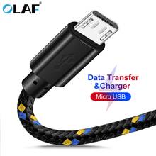 OLAF-Cable Micro USB de carga rápida para teléfono móvil, Cable de datos de 1M/2M/3M para Samsung, Xiaomi, Huawei, LG, tableta Android 2024 - compra barato