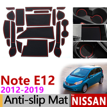Anti-Slip Mat for Phone Gate Slot Mats for Nissan Note E12 2012~2019 Accessories Stickers Versa 2013 2014 2015 2016 2017 2018 2024 - buy cheap