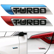 Logo 3D de Metal Turbo para guardabarros, adhesivo para carrocería de coche, accesorios de Exterior 2024 - compra barato