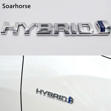 Logotipo híbrido de guardabarros para Toyota Prius Camry Yaris, signo de símbolo lateral 2024 - compra barato