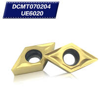 20Pcs DCMT070204 UE6020 Internal Turning Tools Carbide inserts Cutting Tool CNC Tools Lathe tools Lathe cutter 2024 - buy cheap
