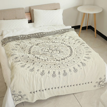 100% Cotton Boho Summer Spring Blankets Bed Sofa Travel Breathable Chic Mandala Large Soft Throw Blanket Para Blanket 200x230cm 2024 - buy cheap