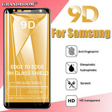 100pcs 9D Full Cover Curved Edge Tempered Glass For Samsung Galaxy S10 E A90 A80 A70 A60 A50 A40 M30 M20 M10 Screen Protector 2024 - buy cheap
