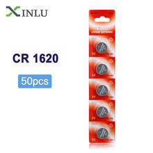 50pcs/lot CR1620 1620 ECR1620 280-208 5009LC coin cell button cell BATTERY for Watch Game Lighter Cosmosnewland battery. 2022 - купить недорого