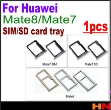 Bandeja de tarjeta SIM + soporte de tarjeta SD, piezas de repuesto de la bandeja de repuesto de piezas de repuesto la bandeja de repuesto de la bandeja de repuesto para Huawei Mate 7 8 Mate8 mate7, 1 Uds. 2024 - compra barato