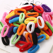 New Fashion 80pcs/bag 30mm Colorful Child Kids Bright Hair Holders Rubber Bands Hair Elastics Accessories Girl Charms Tie Gum 2024 - buy cheap